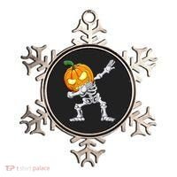 Halloween Boys Dabbing Skeleton Scary Pumpkin Jack O Lantern Ornament thumb 0