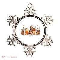 Halloween Boxer Dog Fall Coffee Pumpkin Spice Latte Ornament thumb 0