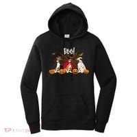 Halloween Boxer Dog Boo With Pumpkin Funny Gifts Women's Hoodie thumb 0