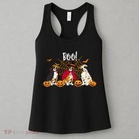 Halloween Boxer Dog Boo With Pumpkin Funny Gifts Women's Tank Top thumb 3