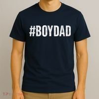Hashtag Boy Dad Gift For Dad's With Sons Family Gift T-Shirt thumb 3