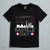 Happy Bastille Day France Paris French Flag Fireworks T-Shirt thumb 5