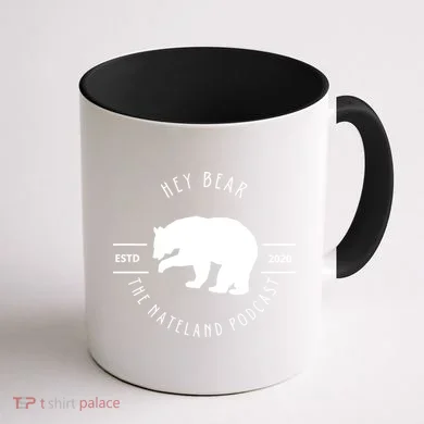 Hey Bear DK Coffee Mug back
