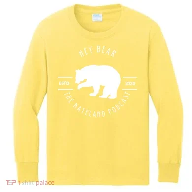 Hey Bear DK Kids Long Sleeve Shirt
