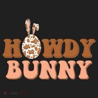 Howdy Bunny Easter Holiday Women's Sweatshirt thumb 2
