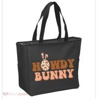 Howdy Bunny Easter Holiday Tote Bag thumb 2