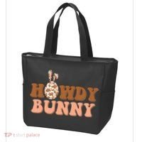 Howdy Bunny Easter Holiday Tote Bag thumb 3