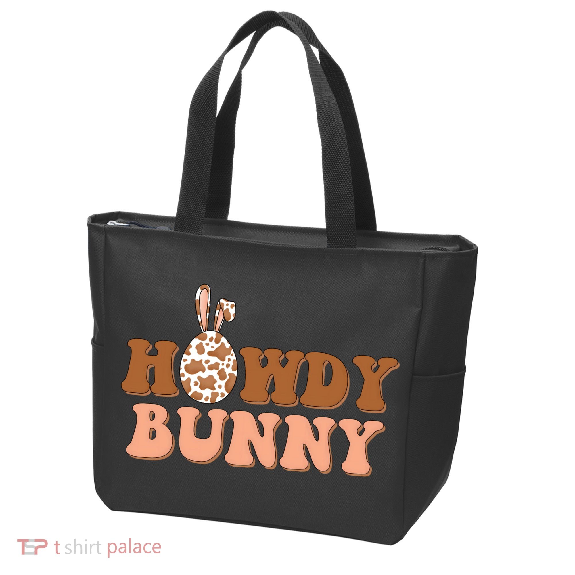 Howdy Bunny Easter Holiday Tote Bag