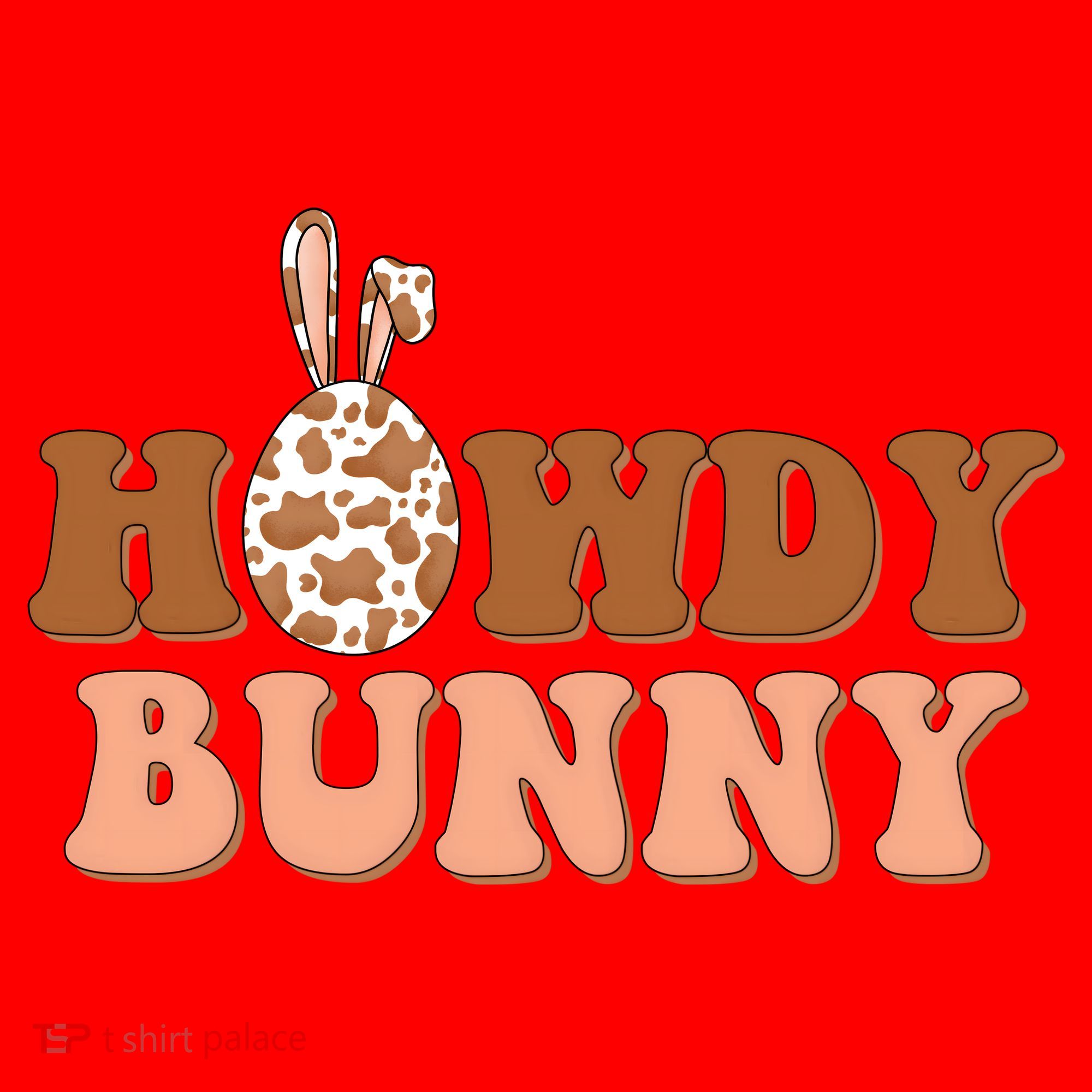 Howdy Bunny Easter Holiday Santa Hat