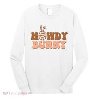 Howdy Bunny Easter Holiday Long Sleeve Shirt thumb 0