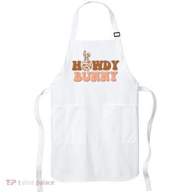 Howdy Bunny Easter Holiday Apron