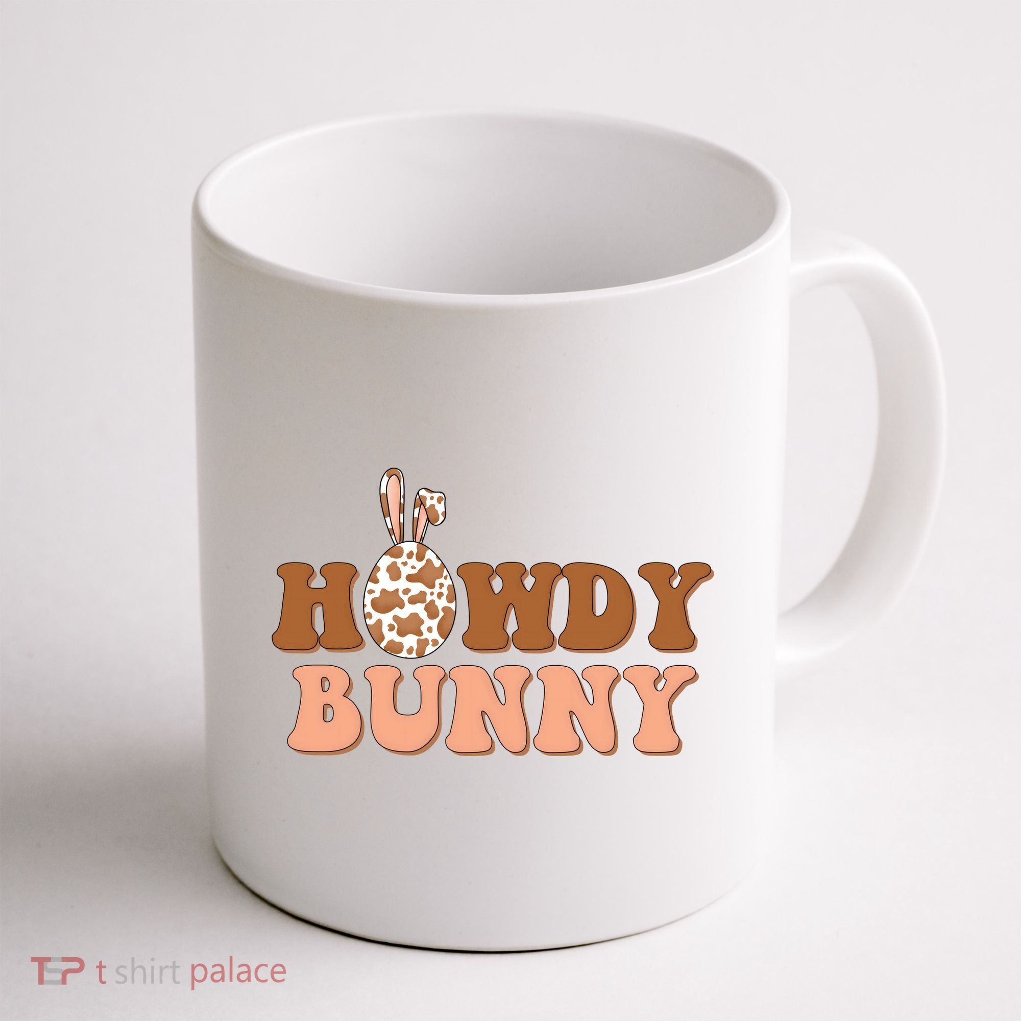Howdy Bunny Easter Holiday Coffee Mug
