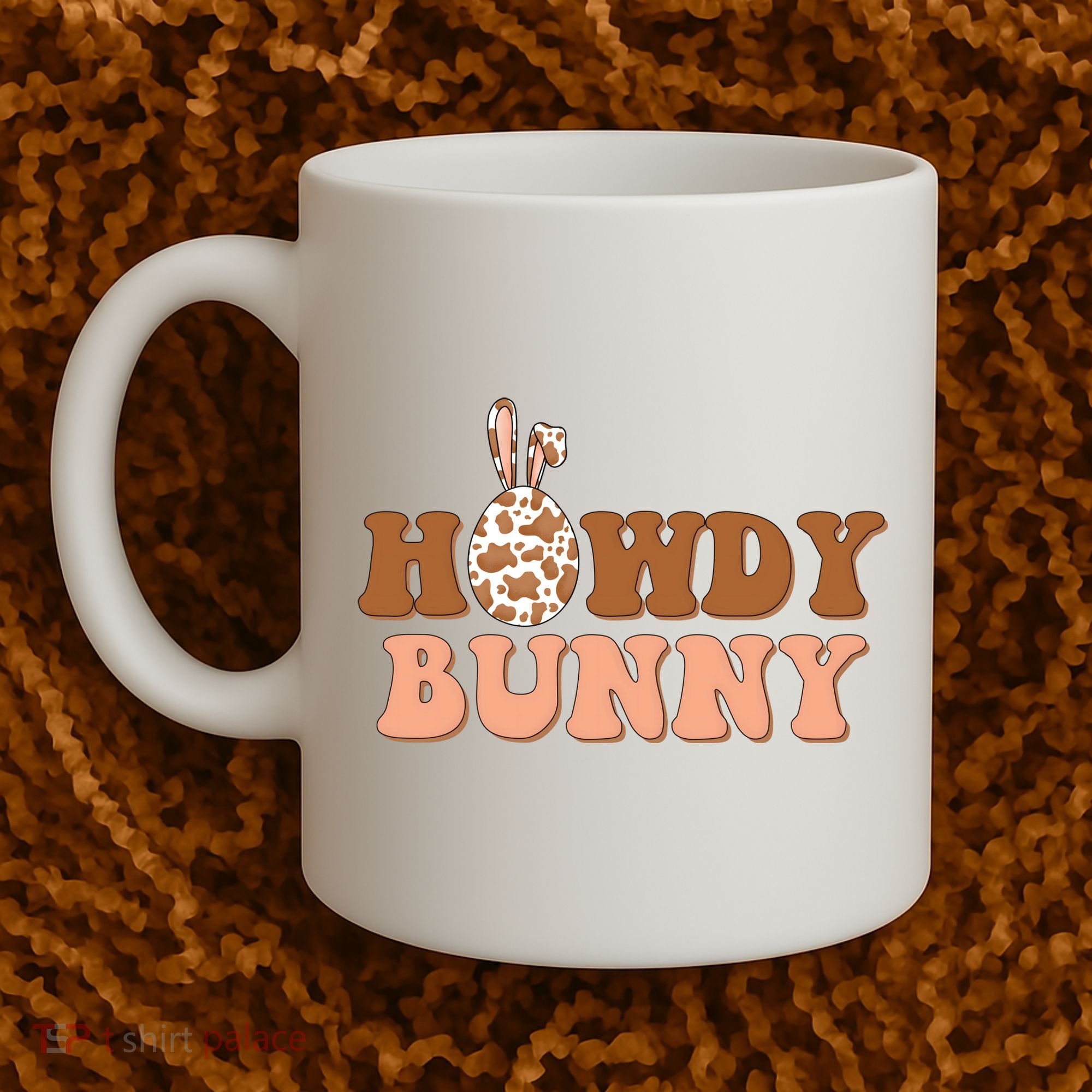 Howdy Bunny Easter Holiday Coffee Mug