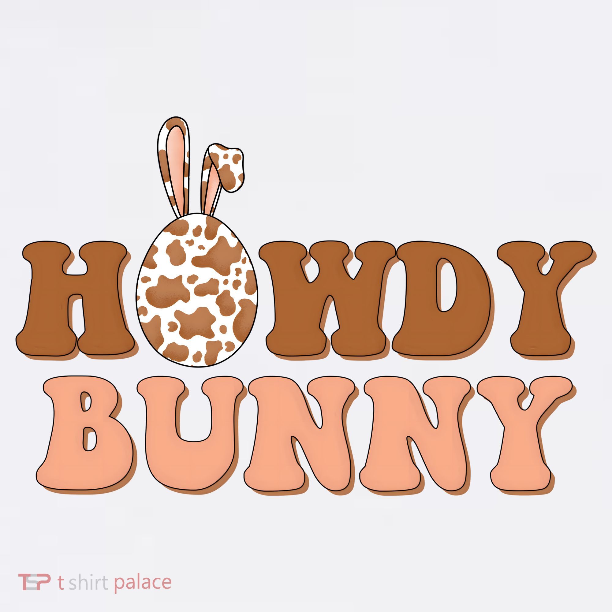 Howdy Bunny Easter Holiday Women's Hoodie