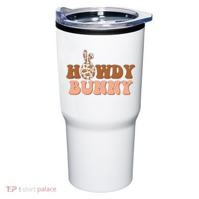 Howdy Bunny Easter Holiday Tumbler