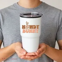 Howdy Bunny Easter Holiday Tumbler thumb 2