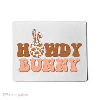 Howdy Bunny Easter Holiday Mousepad thumb 0
