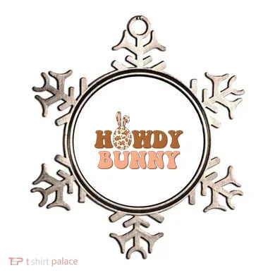 Howdy Bunny Easter Holiday Ornament