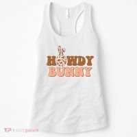 Howdy Bunny Easter Holiday Women's Tank Top thumb 0