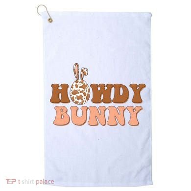 Howdy Bunny Easter Holiday Golf Towel