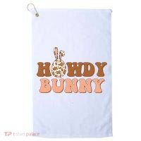Howdy Bunny Easter Holiday Golf Towel thumb 0