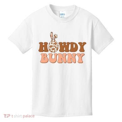 Howdy Bunny Easter Holiday Kids T-Shirt
