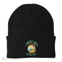 HavenT Been Everywhere But It’S On My List Travel Adventure Gift Beanie thumb 0