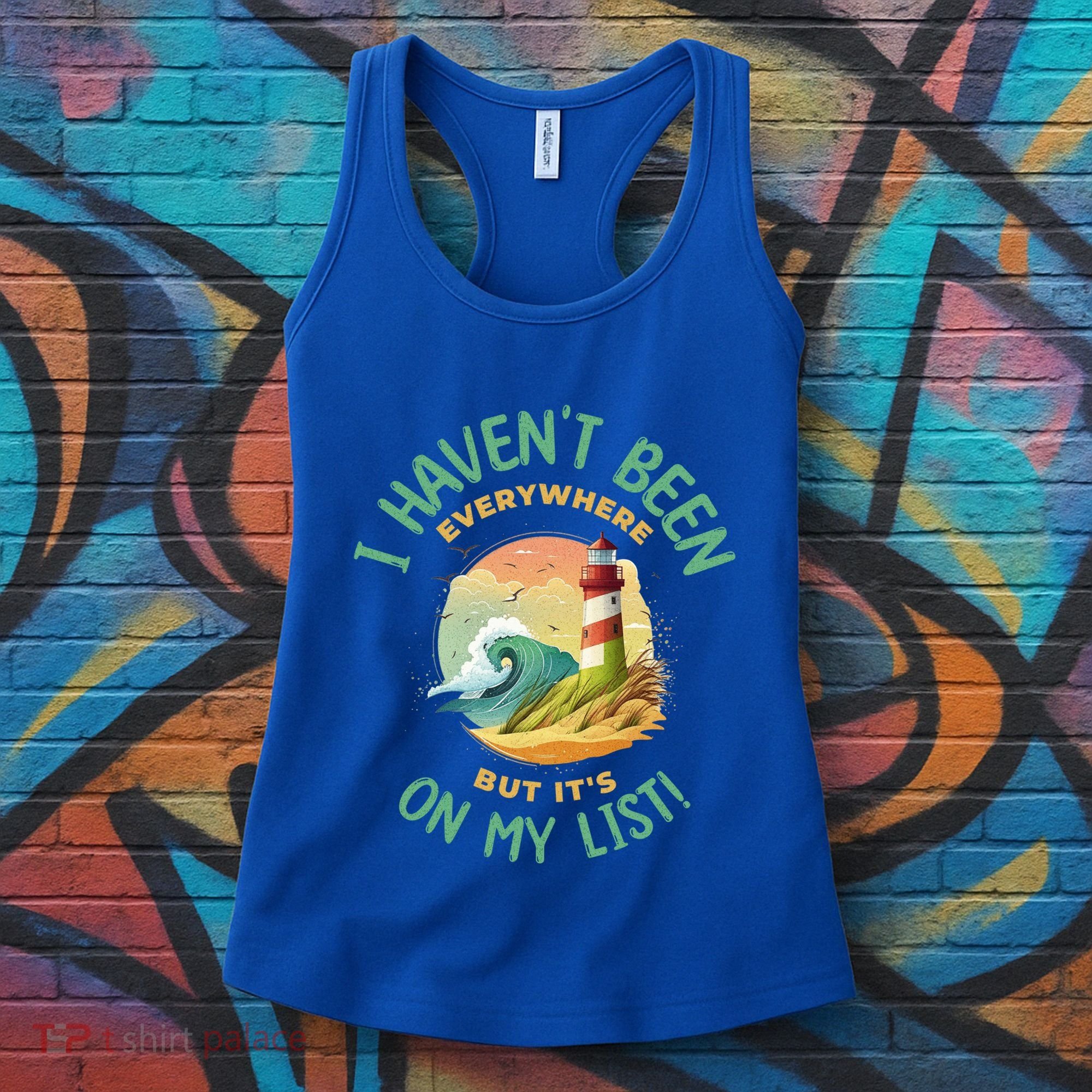 HavenT Been Everywhere But It’S On My List Travel Adventure Gift Women's Tank Top