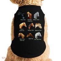 Horse Breeds Equestrian Horseback Riding Gift Doggie Tank thumb 0