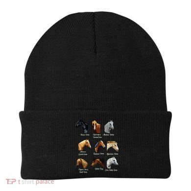 Horse Breeds Equestrian Horseback Riding Gift Beanie