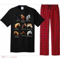Horse Breeds Equestrian Horseback Riding Gift Pajama Set thumb 0