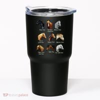 Horse Breeds Equestrian Horseback Riding Gift Tumbler thumb 0