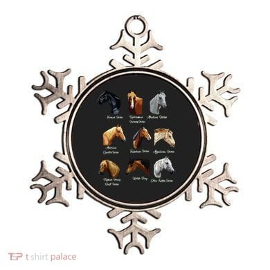 Horse Breeds Equestrian Horseback Riding Gift Ornament