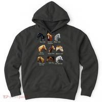 Horse Breeds Equestrian Horseback Riding Gift Hoodie thumb 0