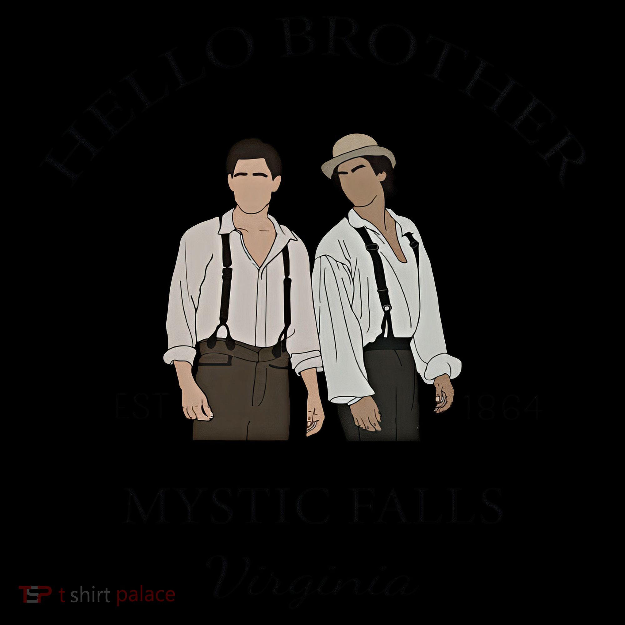 Hello Brother Est 1864 Mystic Falls Virginia Salvatore Coffee Mug