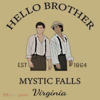 Hello Brother Est 1864 Mystic Falls Virginia Salvatore Polo thumb 2