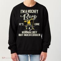 Hockey Boy Funny Gift Funny Dabbing Player Gift Boys Kids Bzr Great Gift Women's Sweatshirt thumb 0