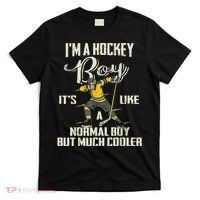 Hockey Boy Funny Gift Funny Dabbing Player Gift Boys Kids Bzr Great Gift T-Shirt thumb 0