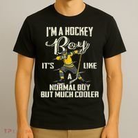 Hockey Boy Funny Gift Funny Dabbing Player Gift Boys Kids Bzr Great Gift T-Shirt thumb 3