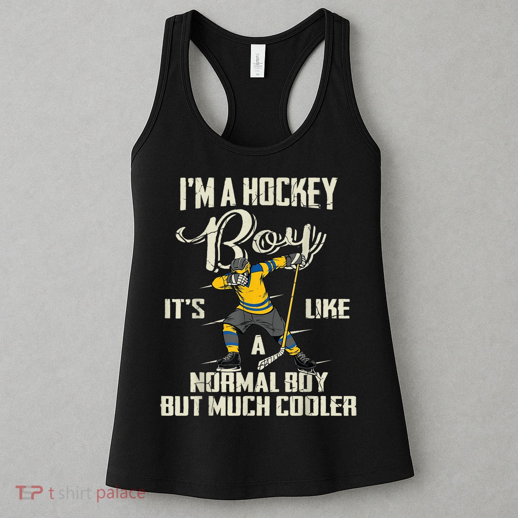 Hockey Boy Funny Gift Funny Dabbing Player Gift Boys Kids Bzr Great Gift Women's Tank Top