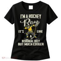Hockey Boy Funny Gift Funny Dabbing Player Gift Boys Kids Bzr Great Gift Women's T-Shirt thumb 0