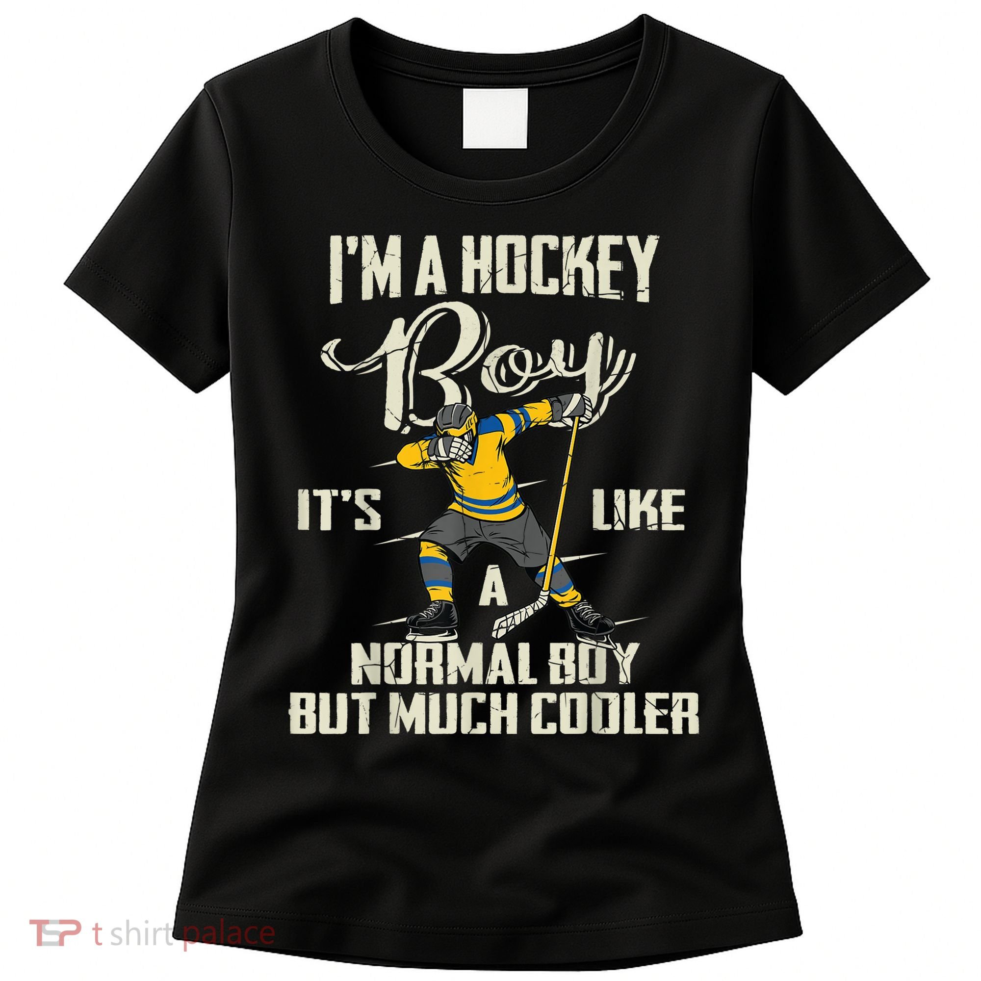 Hockey Boy Funny Gift Funny Dabbing Player Gift Boys Kids Bzr Great Gift Women's T-Shirt