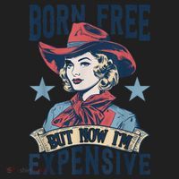 Hot Born Free But Now I’M Expensive Women's Sweatshirt thumb 2