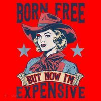 Hot Born Free But Now I’M Expensive Santa Hat thumb 1