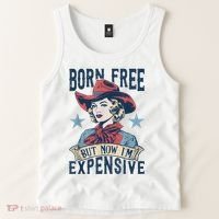 Hot Born Free But Now I’M Expensive Tank Top thumb 2