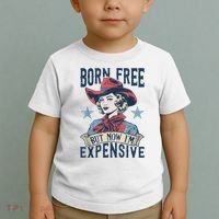 Hot Born Free But Now I’M Expensive Toddler T-Shirt thumb 2