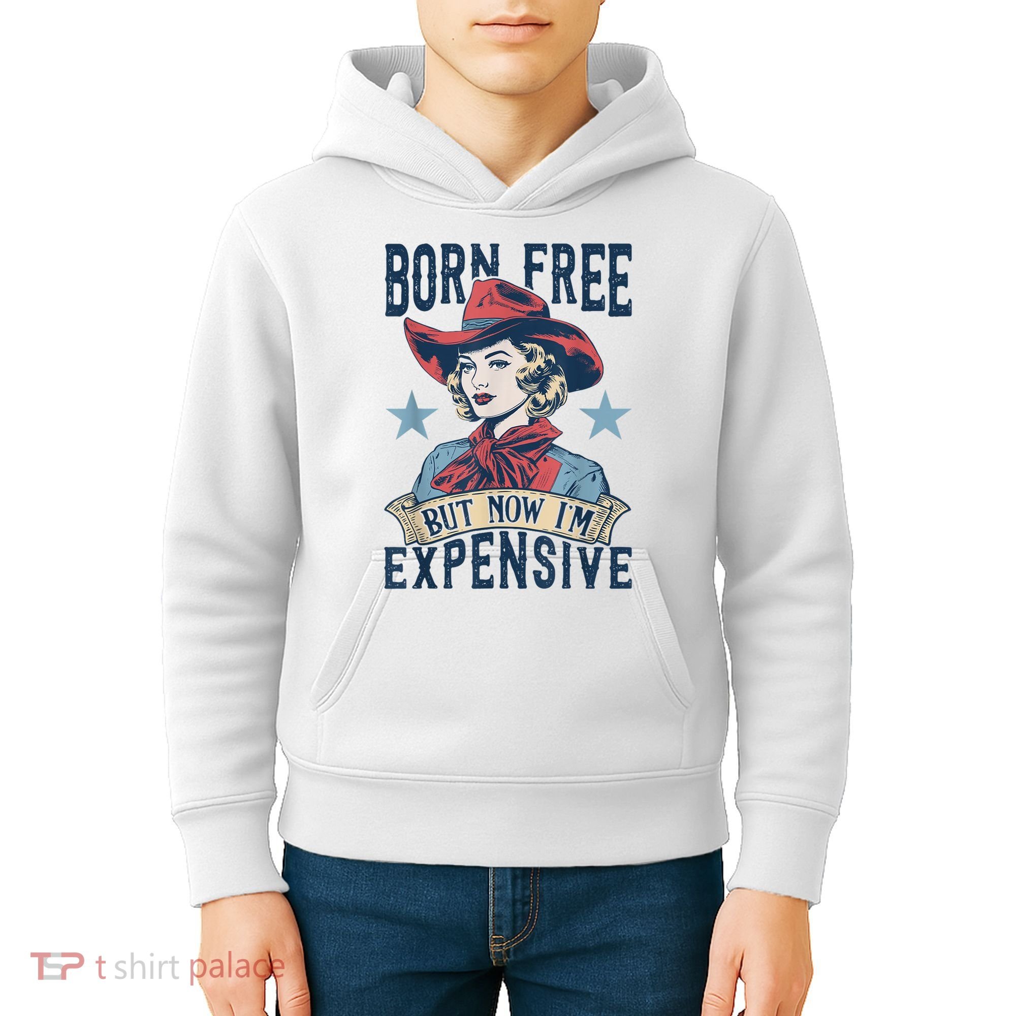 Hot Born Free But Now I’M Expensive Kids Hoodie