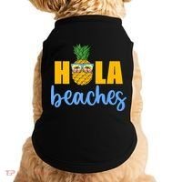 Hola Beaches Funny Beach Vacation Summer For Doggie Tank thumb 0