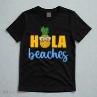 Hola Beaches Funny Beach Vacation Summer For T-Shirt thumb 5
