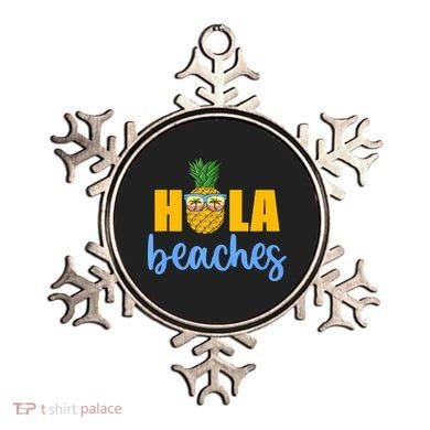 Hola Beaches Funny Beach Vacation Summer For Ornament